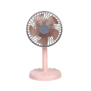 Rechargeable Portable Mini Table Fan Pink